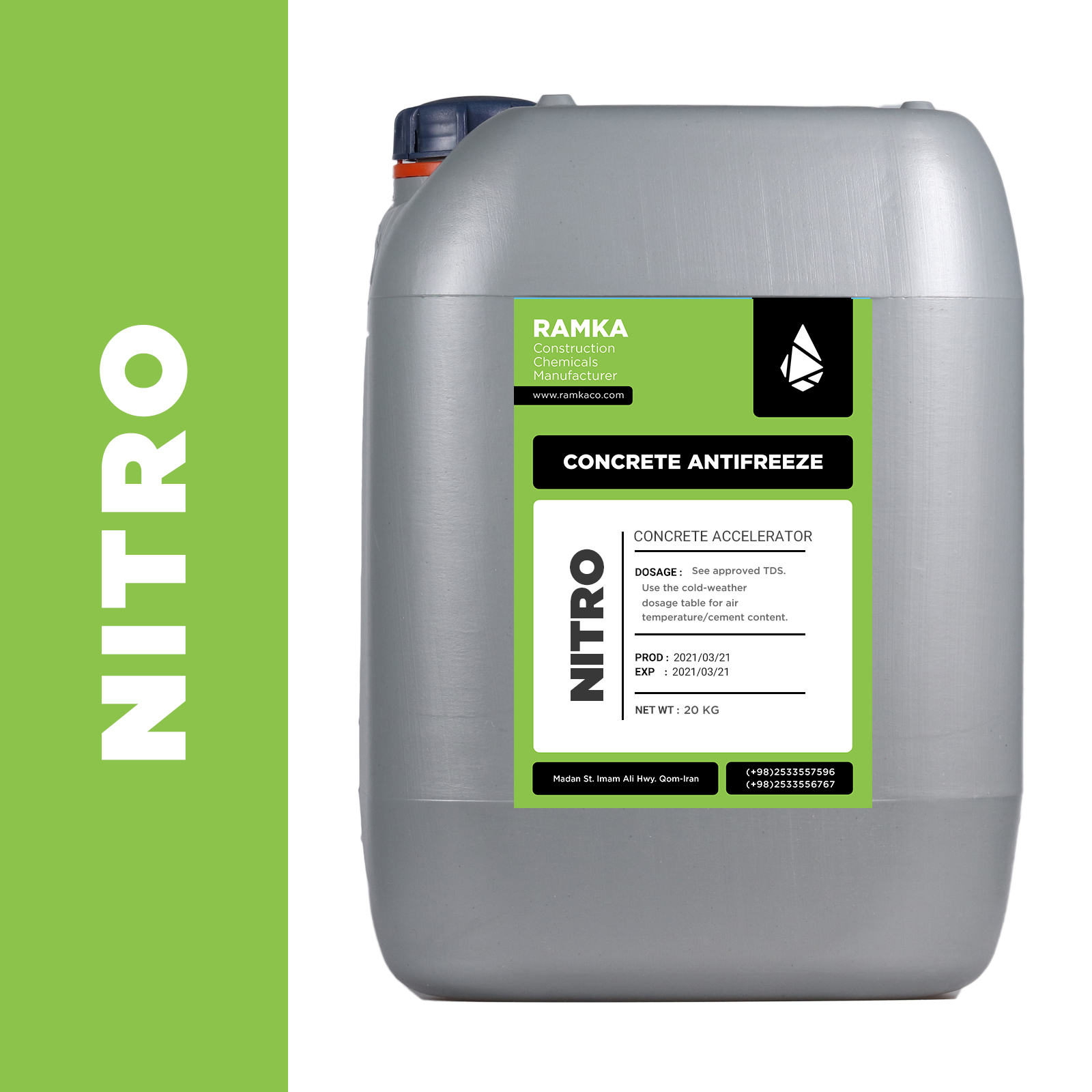 ضد یخ بتن مایع نیترو NITRO